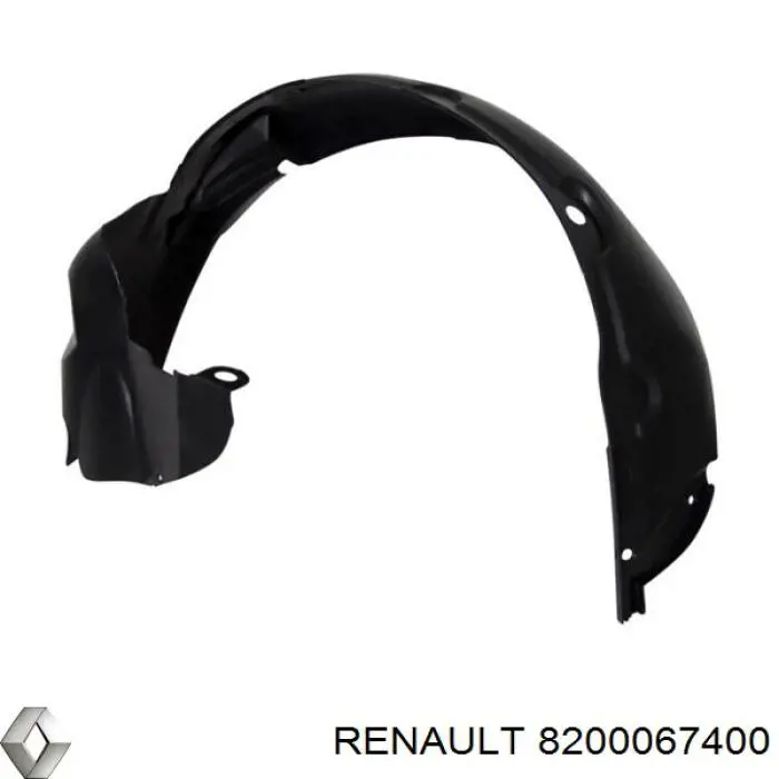 Подкрильнікі переднього крила, правий Renault (RVI) 8200067400 ціна, від  