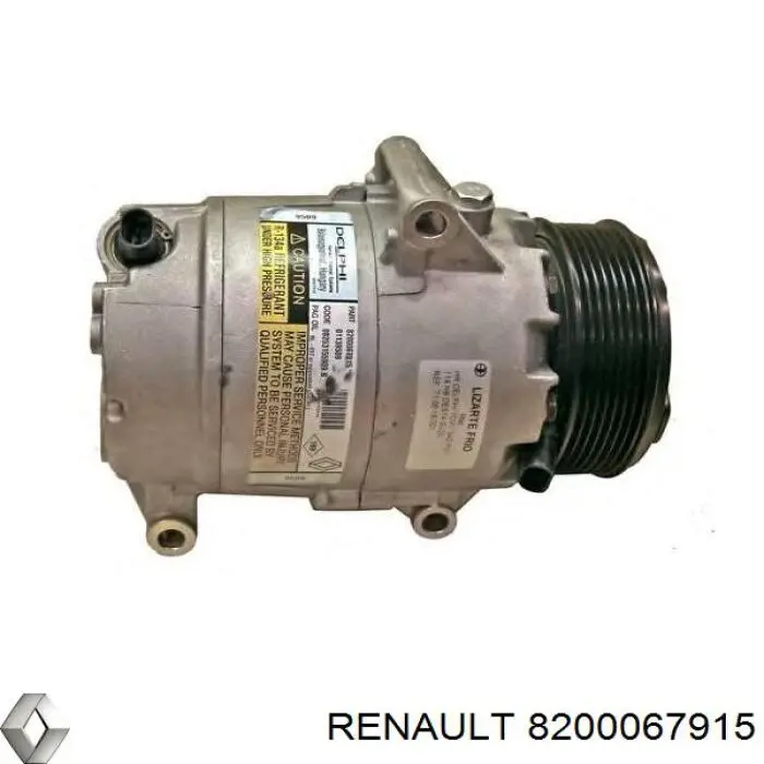Компресор системи кондиціювання Renault (RVI) 8200067915 ціна, від 126.83 USD