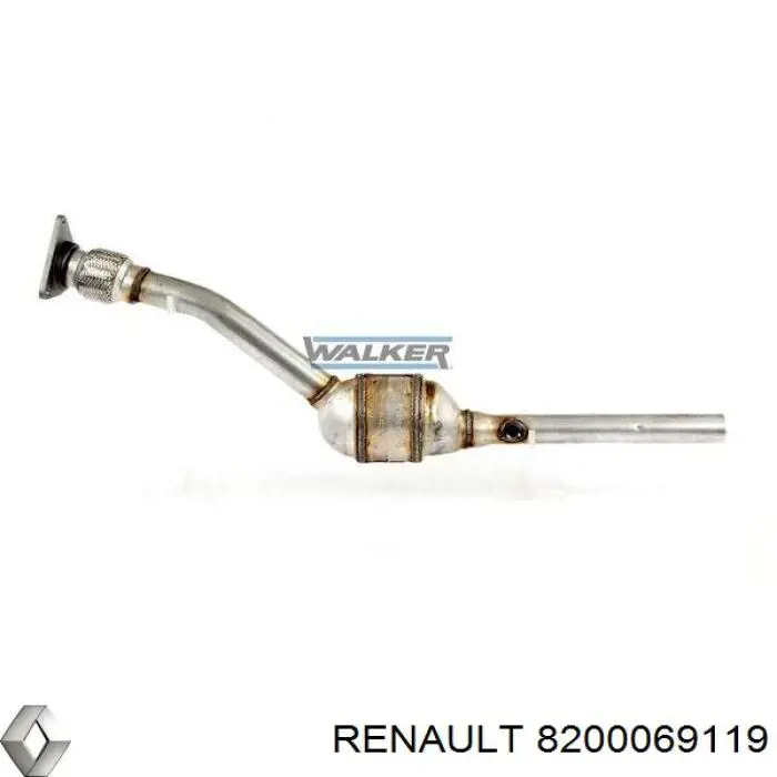 Купити 8200069119 Renault (RVI) Перетворювач відпрацьованих газів