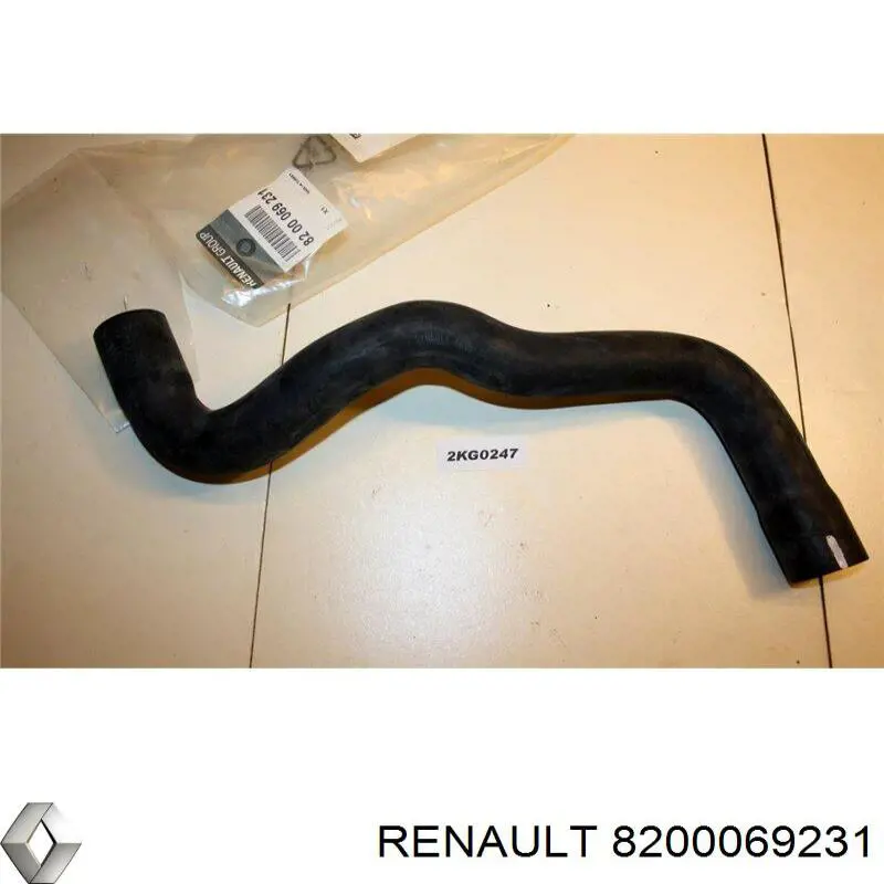 Шланг/патрубок радіатора охолодження, верхній Renault (RVI) 8200069231 ціна, від 7.44 USD