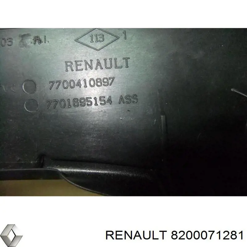 Борода торпеди Renault (RVI) 8200071281 ціна, від 9.30 USD