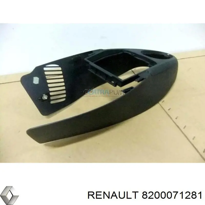 Консоль центральна панелі керування Renault Clio 2 (B, C, B01) (Рено Кліо)
