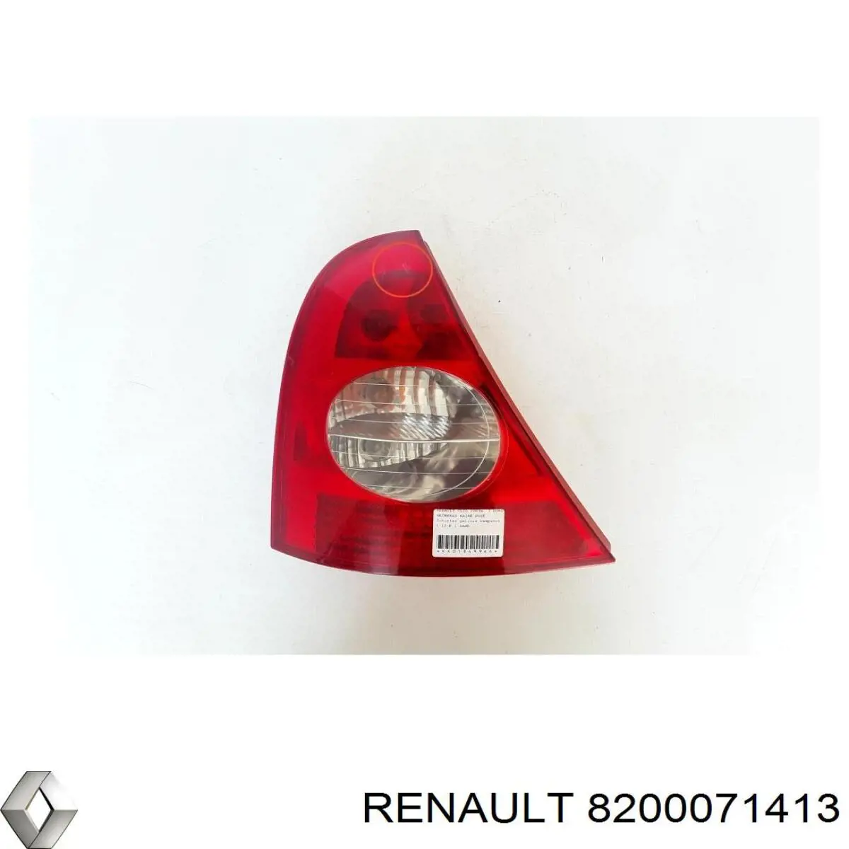 Ліхтар задній лівий Renault (RVI) 8200071413 ціна, від 21.48 USD