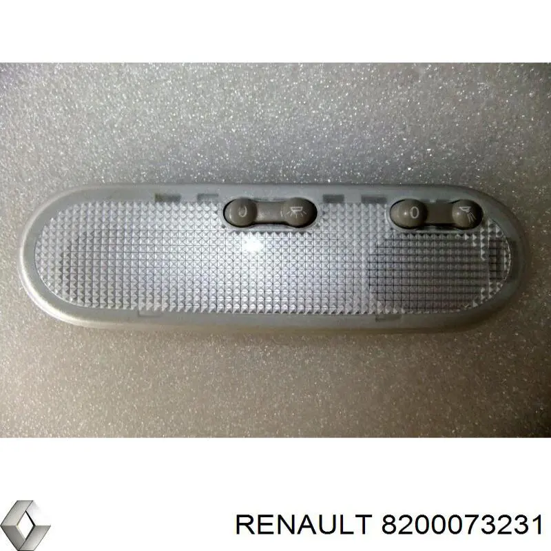 Плафон освітлення салону/кабіни Renault (RVI) 8200073231 ціна, від 8.57 USD