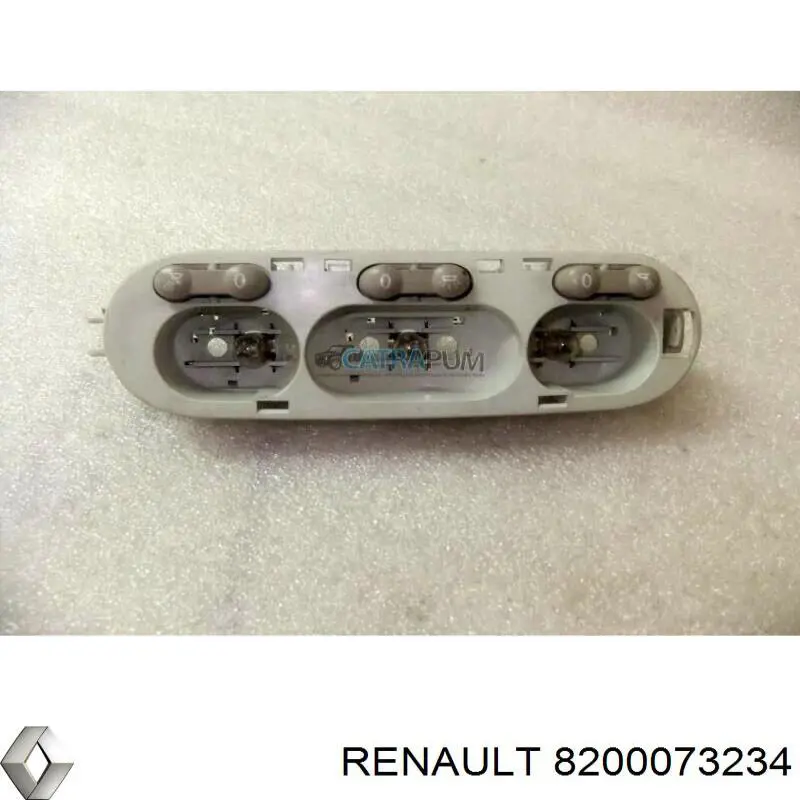 Плафон освітлення салону/кабіни Renault (RVI) 8200073234 ціна, від 7.60 USD