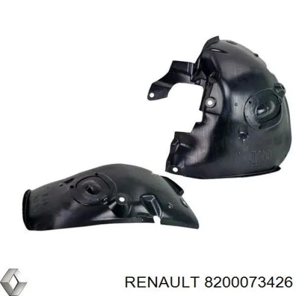 Підкрилок переднього крила, лівий передній Renault (RVI) 8200073426 ціна, від 13.61 USD