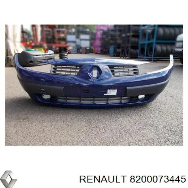 Захист бампера переднього 8200073445 Renault (RVI)