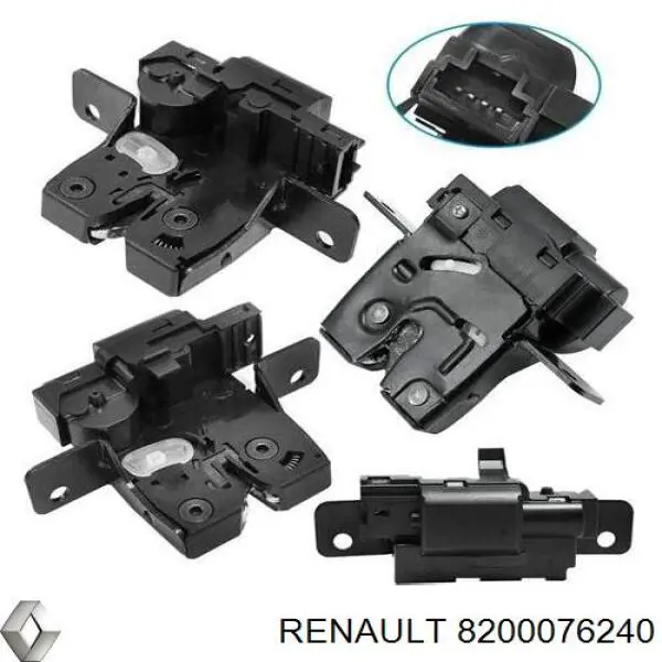 Купити 8200076240 Renault (RVI) Замок 3/5-х дверей, задній