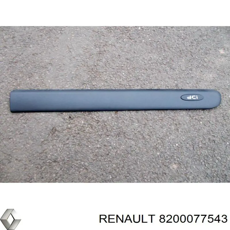 Молдинг передньої правої двері Renault (RVI) 8200077543 ціна, від 5.07 USD