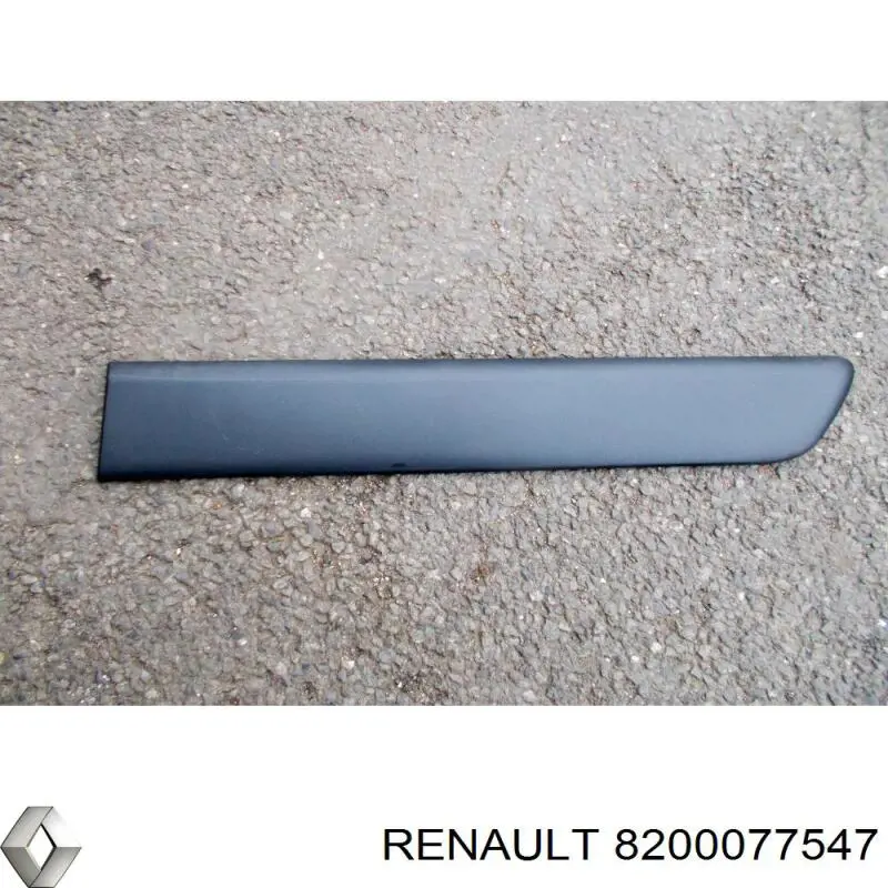Молдинг задніх лівих дверей Renault Kangoo (FC0) (Рено Канго)