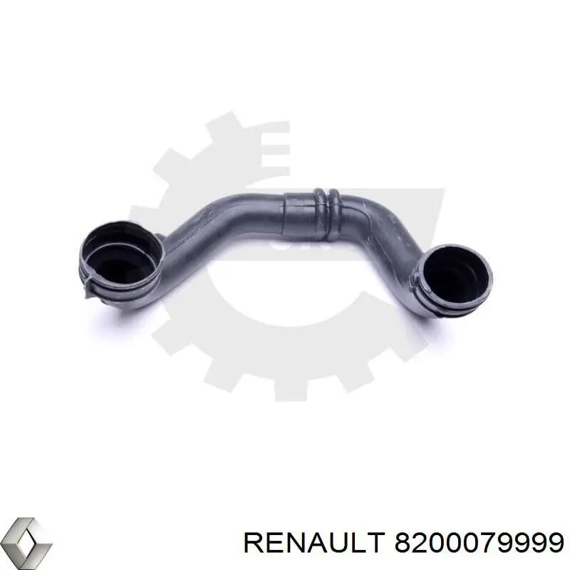 Патрубок повітряний, вихід з турбіни (наддув) 8200079999 Renault (RVI)