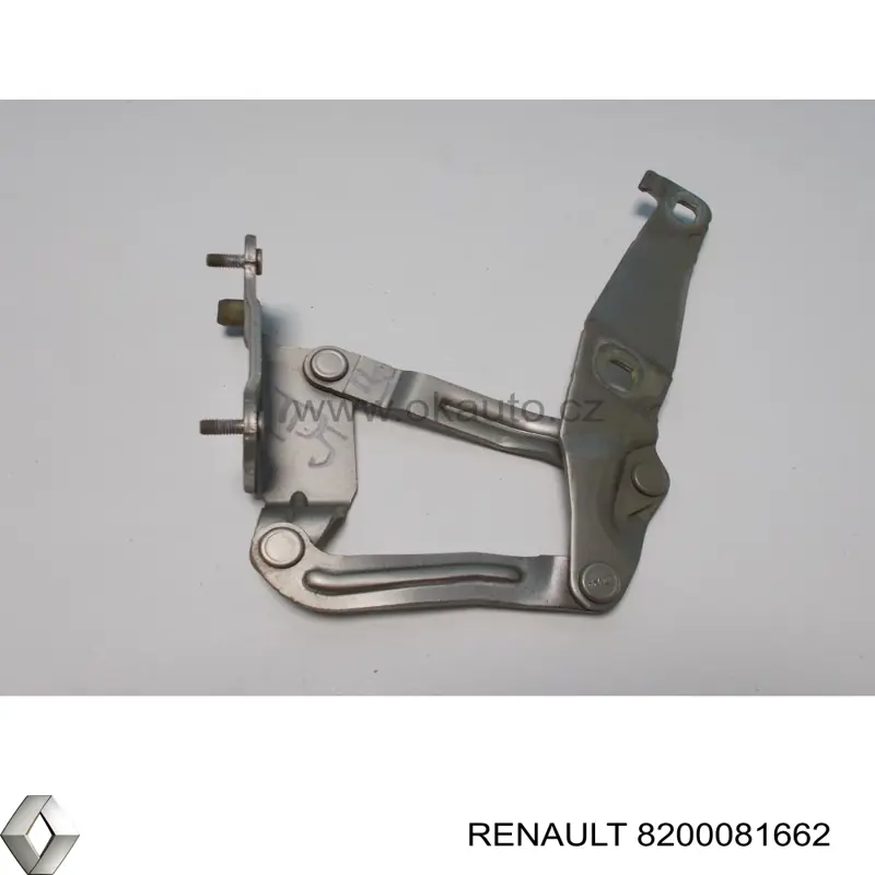 Петля капота, ліва 8200081662 Renault (RVI)