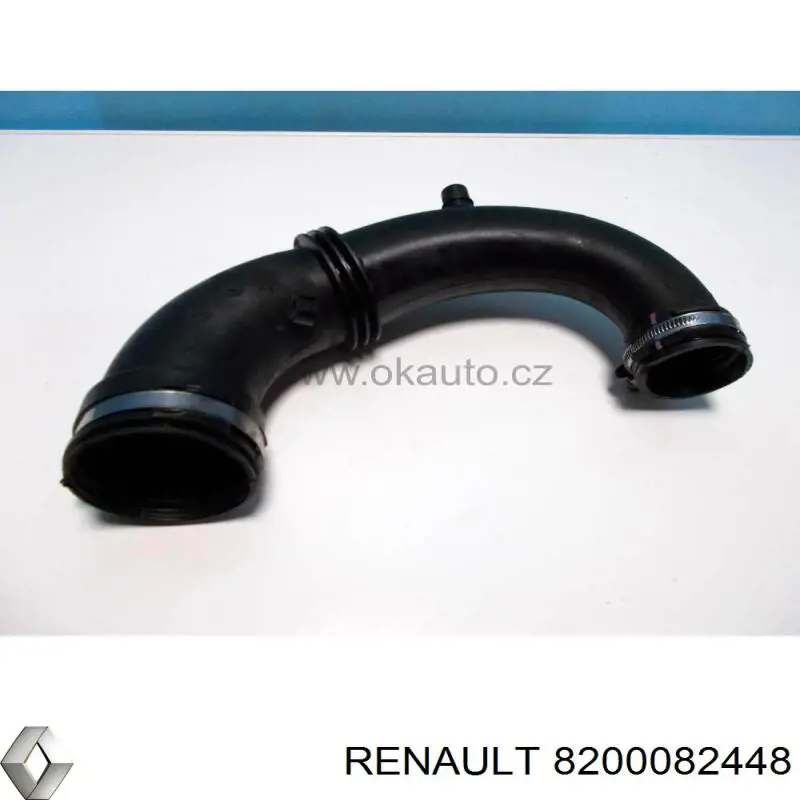 Патрубок повітряний, вхід в турбіну (наддув) Renault (RVI) 8200082448 ціна, від 15.20 USD
