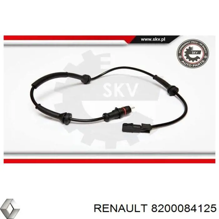 Датчик ABS передній Renault (RVI) 8200084125 ціна, від 17.43 USD