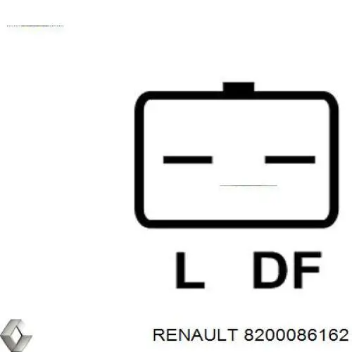 8200086162 Renault (RVI) Авто генератор