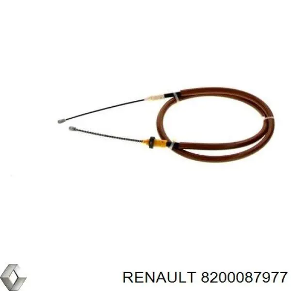 Купити 8200087977 Renault (RVI) Трос ручного гальма задній, лівий