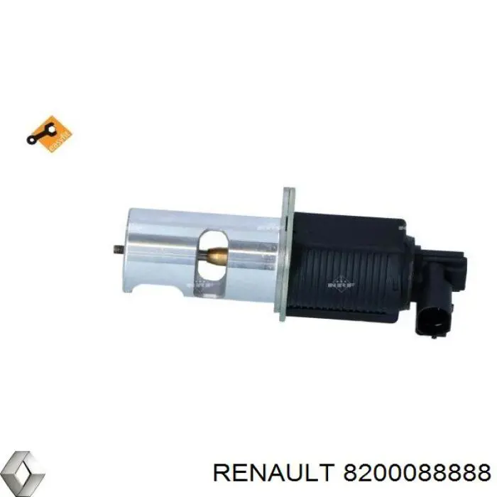 Клапан EGR, рециркуляції газів 8200088888 Renault (RVI)