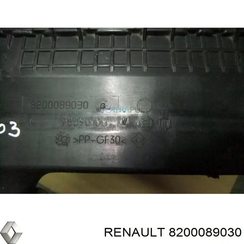 Корпус фільтра 8200089030 Renault (RVI)