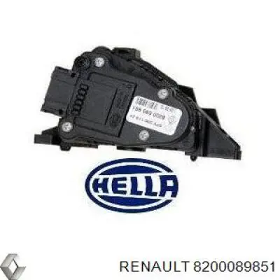 Купити 8200089851 Renault (RVI) Датчик положення педалі акселератора (газу)