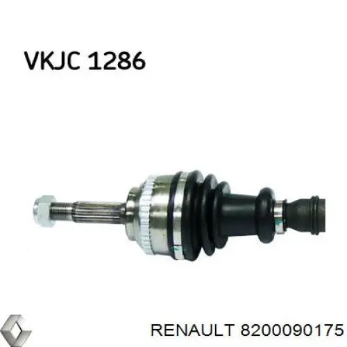 Ліва піввісь 8200090175 Renault (RVI)