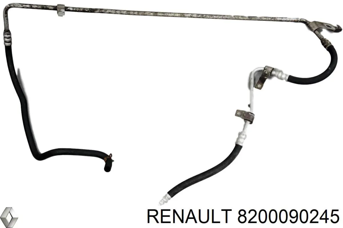 Шланг ГПК, низького тиску, від рейки/механізму до бачка Renault Trafic 2 (JL) (Рено Трафік)