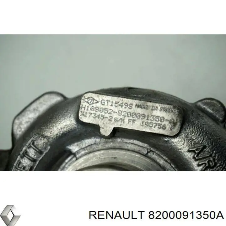 Турбіна Renault (RVI) 8200091350A ціна, від 190.04 USD