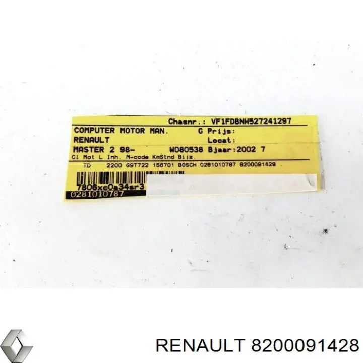  8200091428 Renault (RVI)