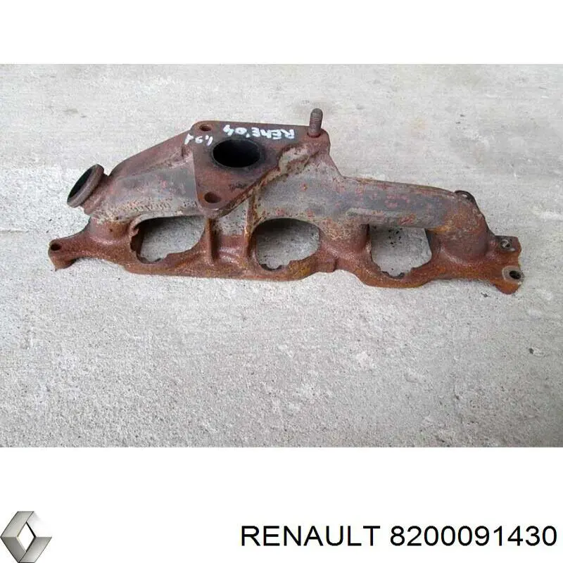 Випускний колектор 8200091430 Renault (RVI)