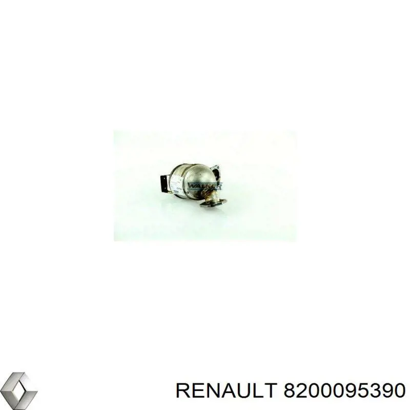 Конвертор-каталізатор (каталітичний нейтралізатор) 8200095390 Renault (RVI)