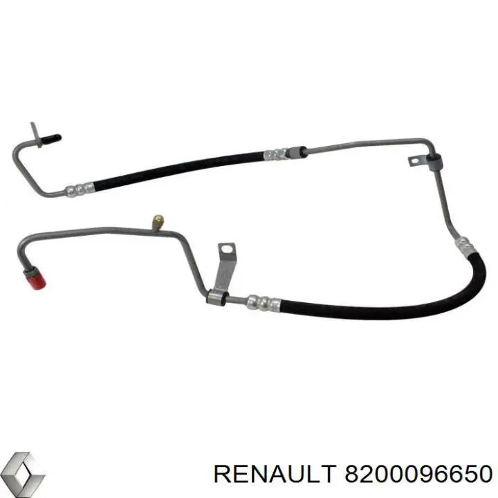 Купити 8200096650 Renault (RVI) Шланг ГПК, високого тиску рейки керма