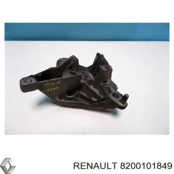 Кронштейн подушки (опори) двигуна, правої Renault (RVI) 8200101849 ціна, від 12.67 USD
