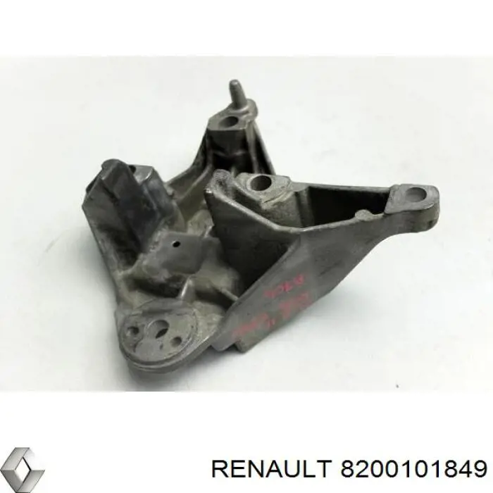 Кронштейн подушки (опори) двигуна, правої 8200101849 Renault (RVI)