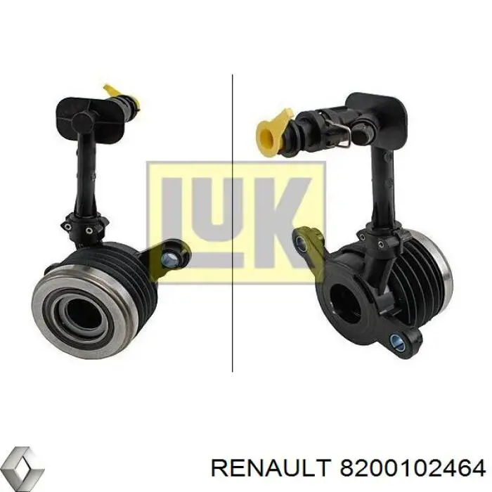 Купити 8200102464 Renault (RVI) Робочий циліндр зчеплення в зборі з витискним підшипником
