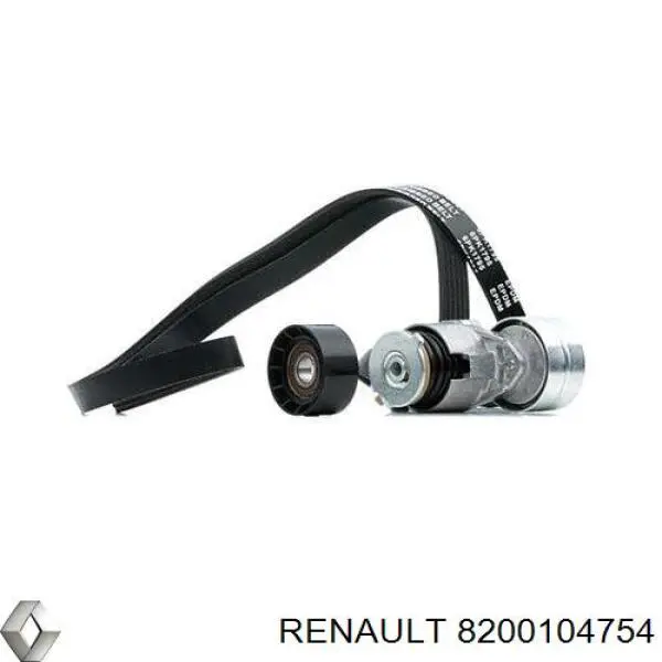 8200104754 Renault (RVI) ролик приводного ременя, паразитний