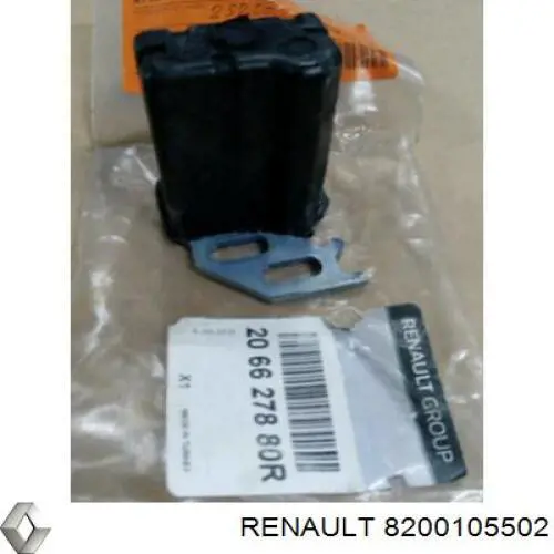 8200105502 Renault (RVI) кронштейн/хомут глушника, задній
