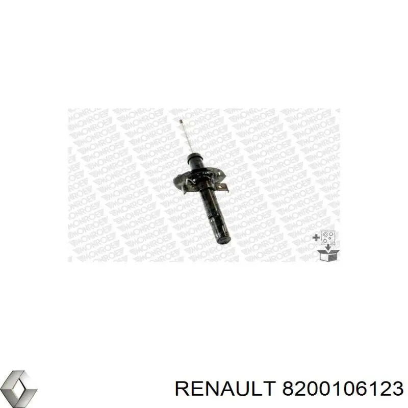 Стойка амортизатора передняя Renault (RVI) 8200106123 ціна, від 63.22 USD