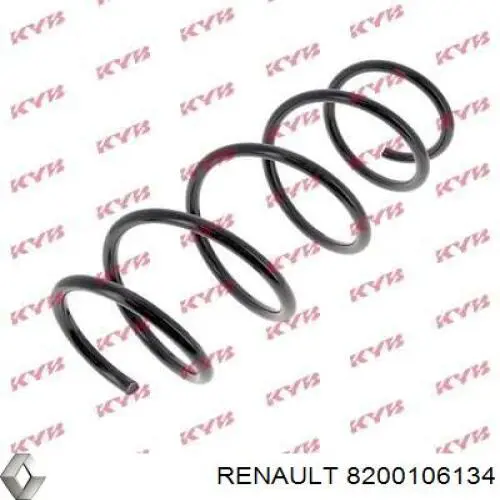 8200106134 Renault (RVI) Пружина амортизатора передняя