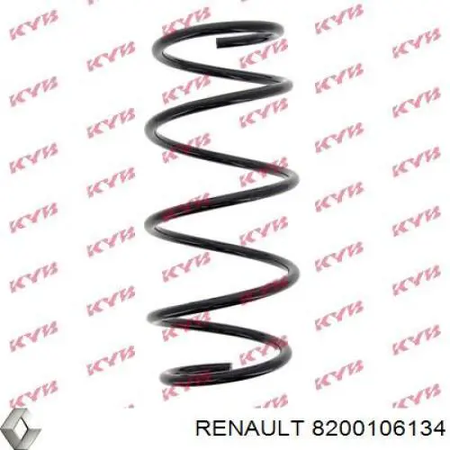 Пружина передня Renault (RVI) 8200106134 ціна, від 20.03 USD
