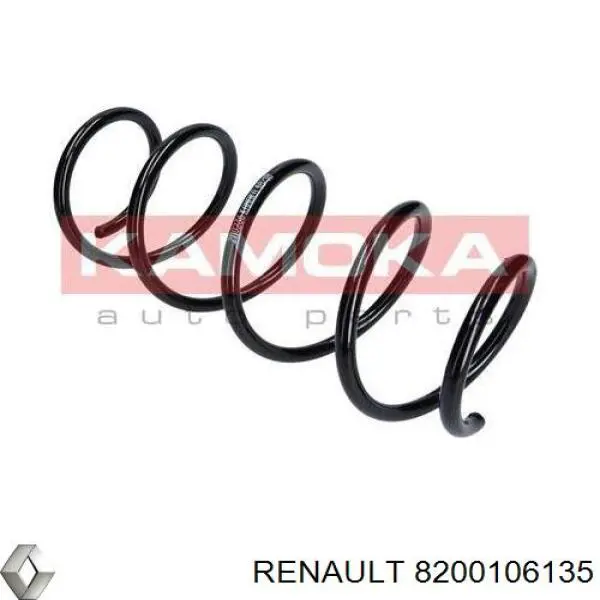 Купити 8200106135 Renault (RVI) Гвинтова пружина підвіска