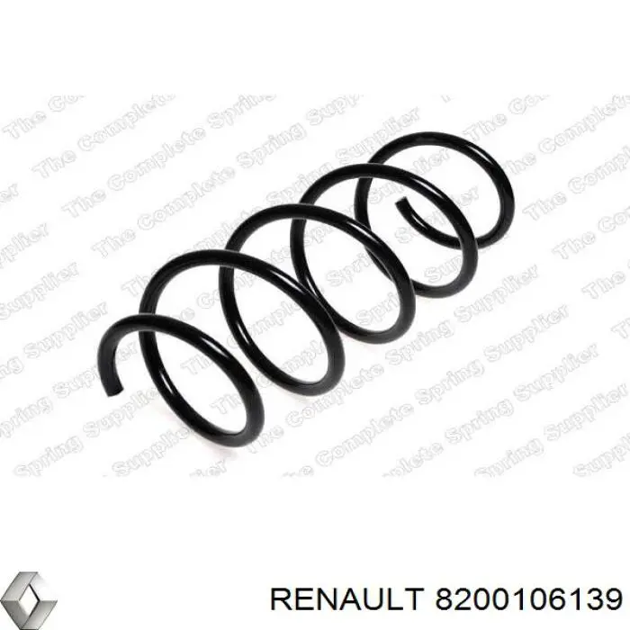 Пружина передня 8200106139 Renault (RVI)