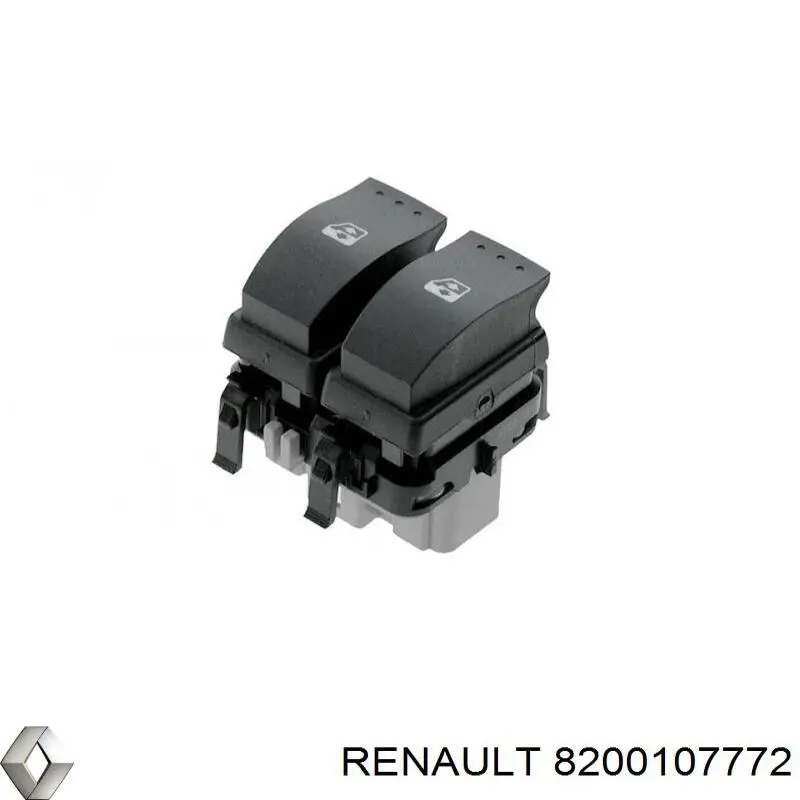 8200107772 Renault (RVI) кнопка вмикання двигуна склопідіймача передня ліва