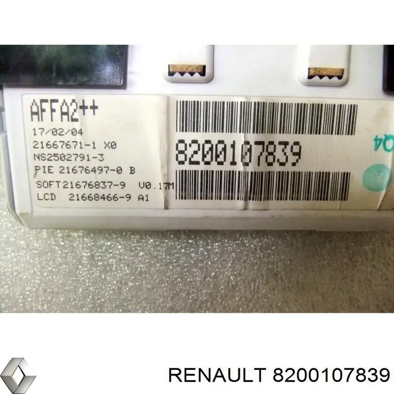 Дисплей багатофункціональний Renault (RVI) 8200107839 ціна, від 8.48 USD