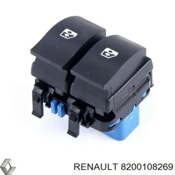 8200108269 Renault (RVI) кнопковий блок керування склопідіймачами передній лівий