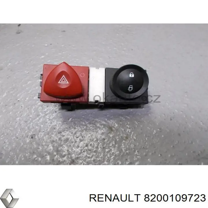 Аварійна кнопка на Renault Megane II LM0, LM1