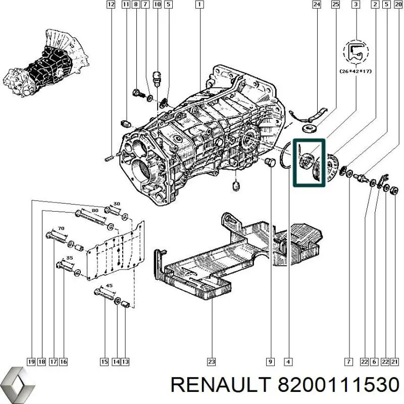 8200111530 Renault (RVI) 