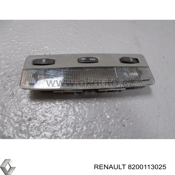 Плафон освітлення салона/кабіни, задній Renault (RVI) 8200113025 ціна, від 6.33 USD