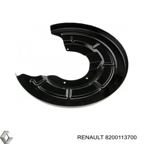Купити 8200113700 Renault (RVI) Захист гальмівного диска заднього, правого