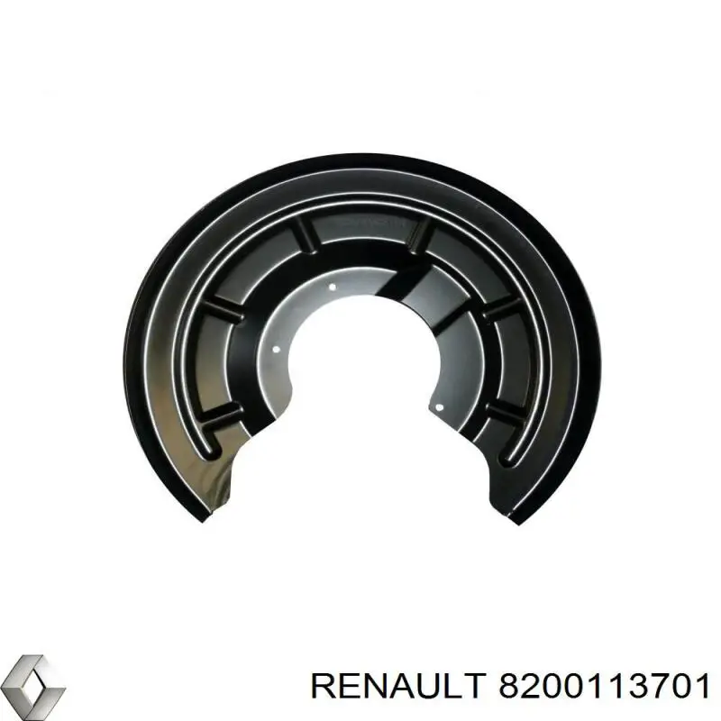Захист гальмівного диска заднього, лівого Renault (RVI) 8200113701 ціна, від 24.52 USD