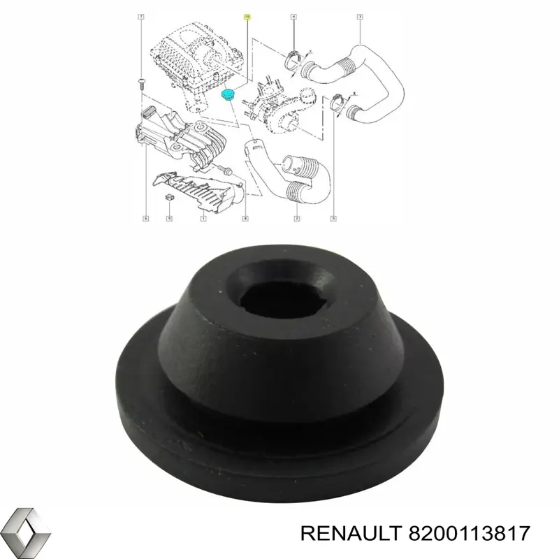 Купити 1329800QAA Nissan/Infiniti Подушка корпусу повітряного фільтра
