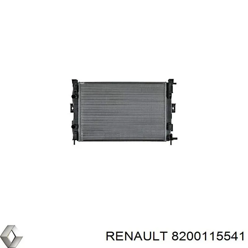 Радіатор охолодження Renault (RVI) 8200115541
